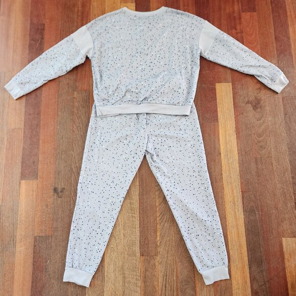 Splendid Gray Polka Dot Pajama Set Size Medium - Picture 15 of 15